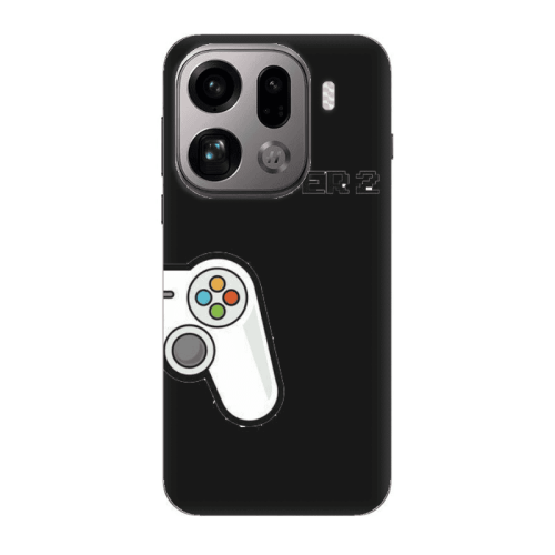Oppo Find X9 Pro Player 2 Black Colored Silicone TPU Θήκη